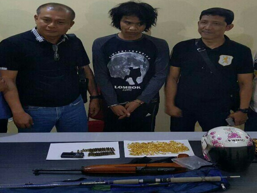 Polisi Ringkus Perampok Pedagang Emas 2,5 Kg serta Uang Tunai Rp 80 Juta ternyata Warga Pekanbaru