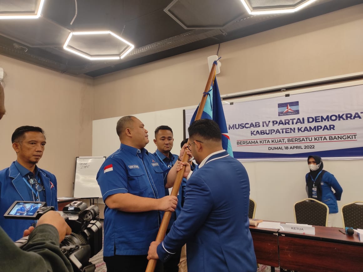 Kembali Nakhodai Demokrat Kampar, Ardo Gelorakan Semangat Demokrat Kampar Juara