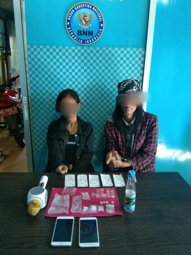 Bawa Sabu 8 Paket, Pasutri Diamankan BNNK Pelalawan