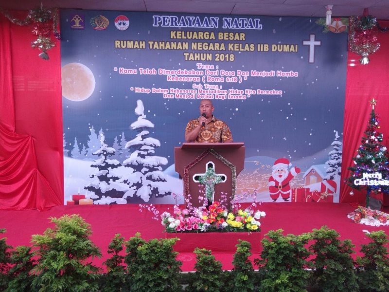 Semarak Natal di Rutan IIB Dumai