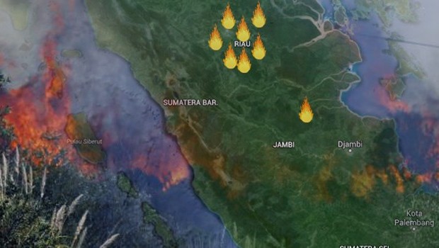 BMKG : Jambi Sumbang Dua Titik Api, Riau Nihil Hotspot