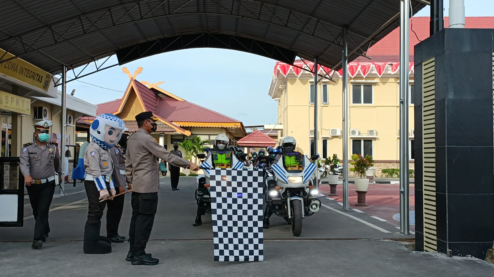 Satlantas Polres Dumai Gelar Safety Road Campaign
