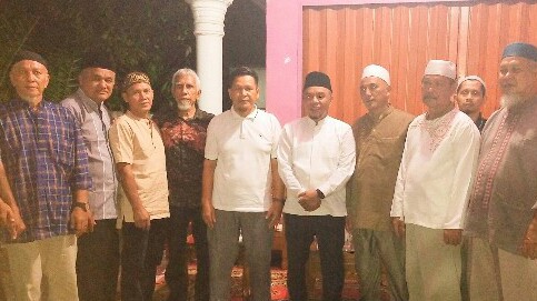 Bupati Labuhanbatu Hadiri Undangan Halal Bihalal di Desa Sidorukun