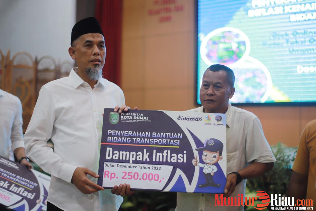 302 Ojol di Kota Dumai Terima Bansos Dampak Inflasi Kenaikan BBM