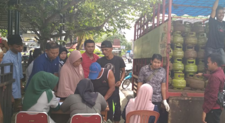 Disdagtri Inhil Gelar Operasi Pasar Selama Sepekan