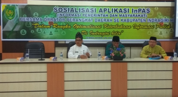 Pemkab Inhil Sosialisasikan Aplikasi InPAS