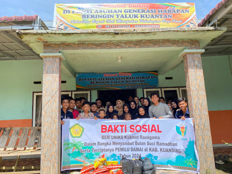BEM UNIKS, Berbagi Ke Panti Asuhan dan SLBN Kuansing