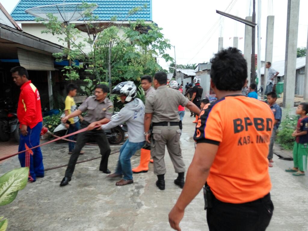 Rumah Warga Inhil Nyaris Rata dengan Tanah, Diduga Karena Kompor
