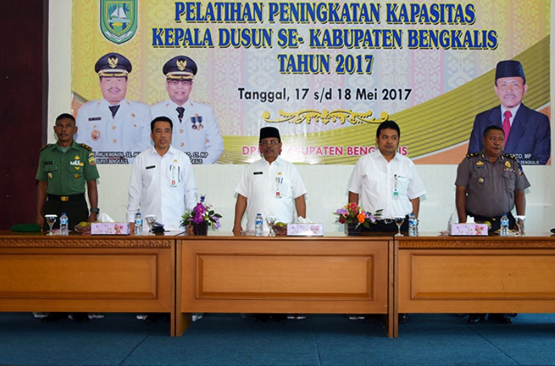 Pertama Di Indonesia, Bengkalis Laksanakan Diklat Kadus