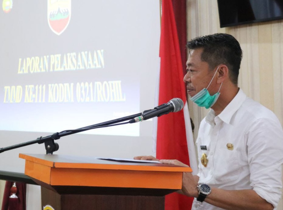 Bupati Afrizal Sintong Apresiasi Kinerja Kodim 0321 Rokan Hilir
