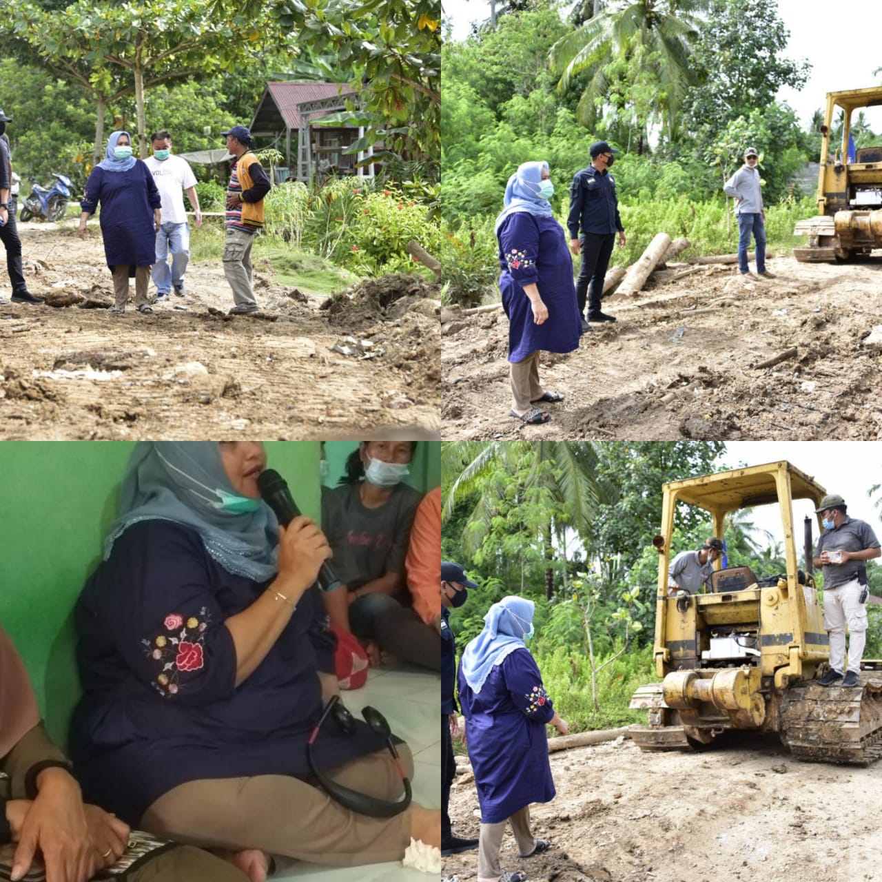 Kampanye di Rupat, Calon nomor urut 3 Kasmarni Prioritas Perbaikan Jalan Gerakkan Ekonomi