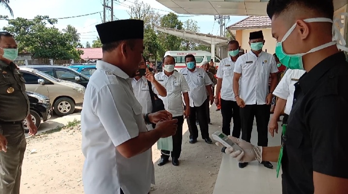 Bupati Labuhanbatu Tinjau Persiapan RSUD Dalam Antisipasi Covid-19