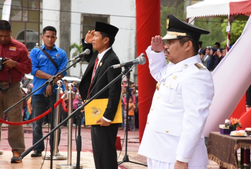 Upacara Di Bengkalis Berjalan Lancar Dan Sukses