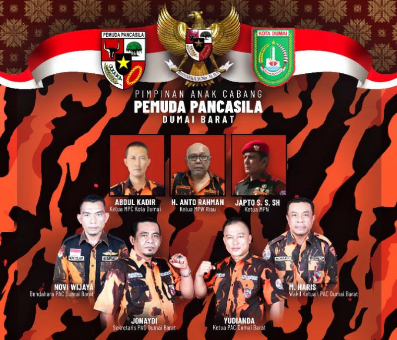 Pelantikan Pengurus PAC PP Dumai Barat Digelar 19 Oktober Ini