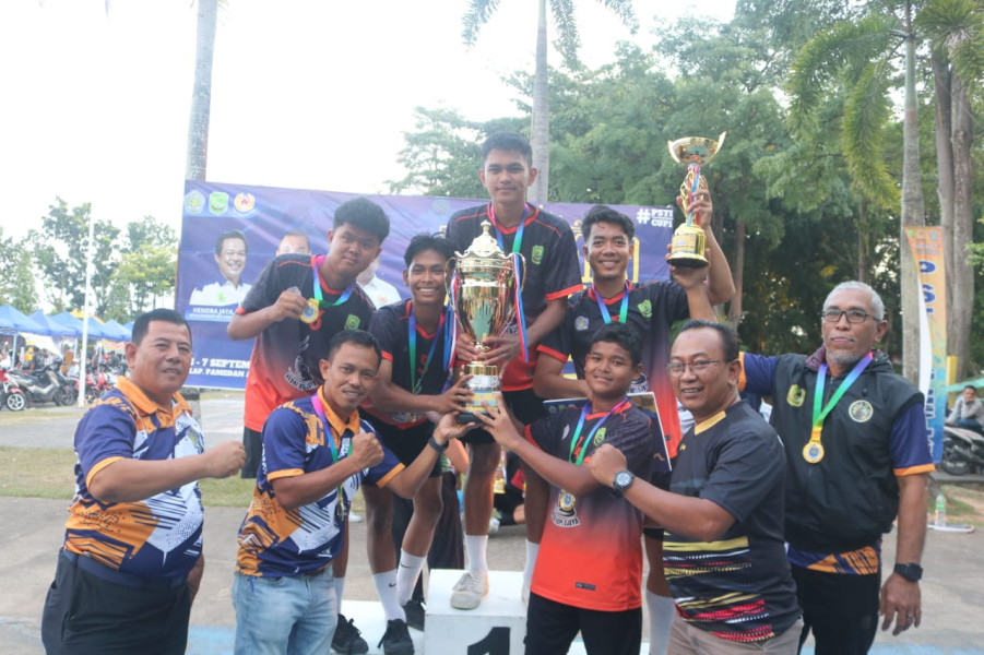 PSTI CUP I Tanjungpinang Sukses Digelar, Club Takraw AW Raih Juara I