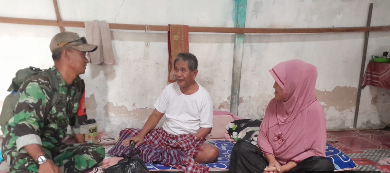 Pelda Andre Laksanakan Giat Babinsa Masuk Dapur
