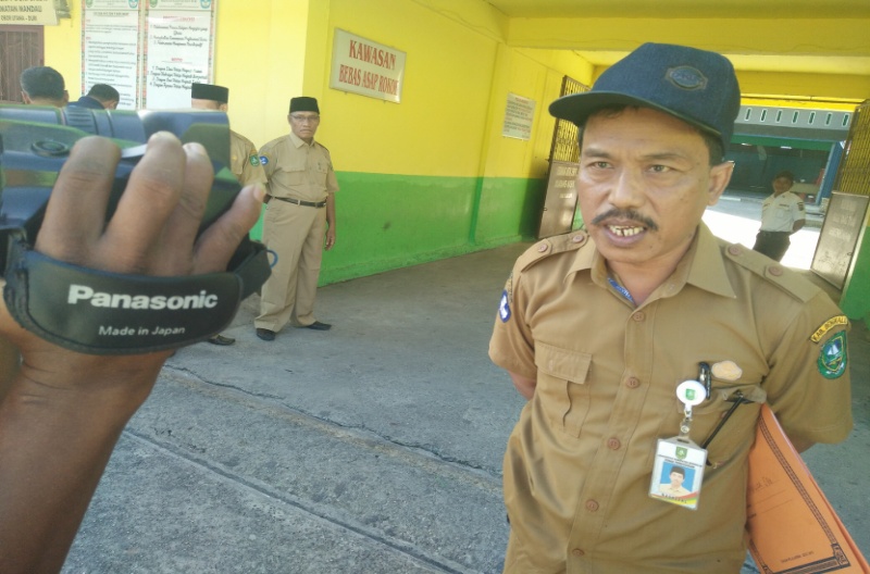 Pelaksanaan USBN Tingkat SD di Mandau  berjalan dengan lancar