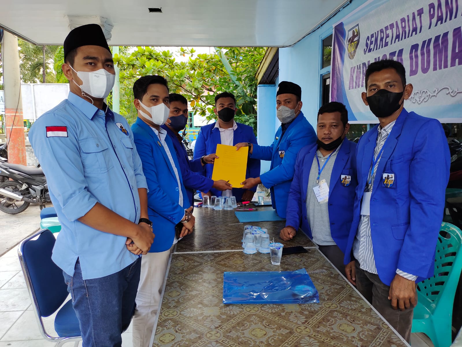 Panitia Terima Berkas Pencalonan Ketua DPD KNPI Kota Dumai