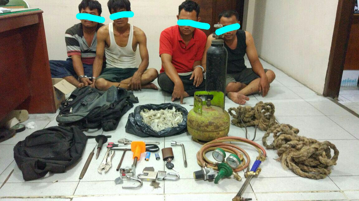 Bravo..!! Hanya Setengah Jam, Polres Inhil Berhasil Bekuk Pelaku Pencurian Sarang Walet