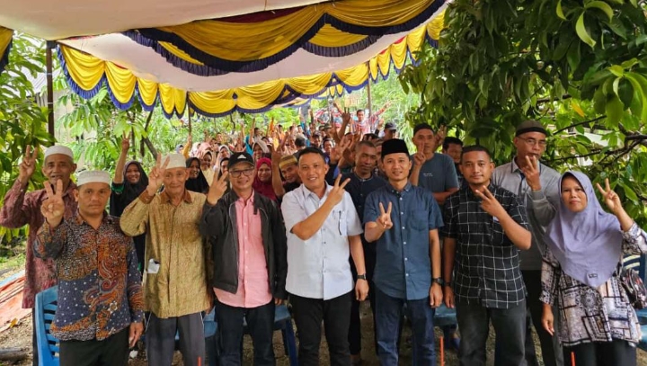 Meskipun Hujan, Kampanye Dani M Nursalam Tetap Ramai Didatangi Warga