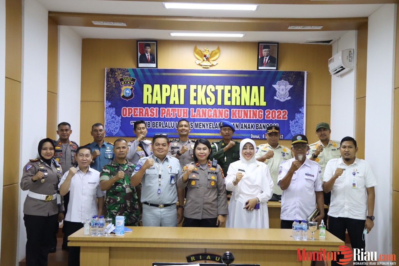 Jelang Operasi Patuh Lancang Kuning 2022, Polres Dumai Gelar Rapat Eksternal