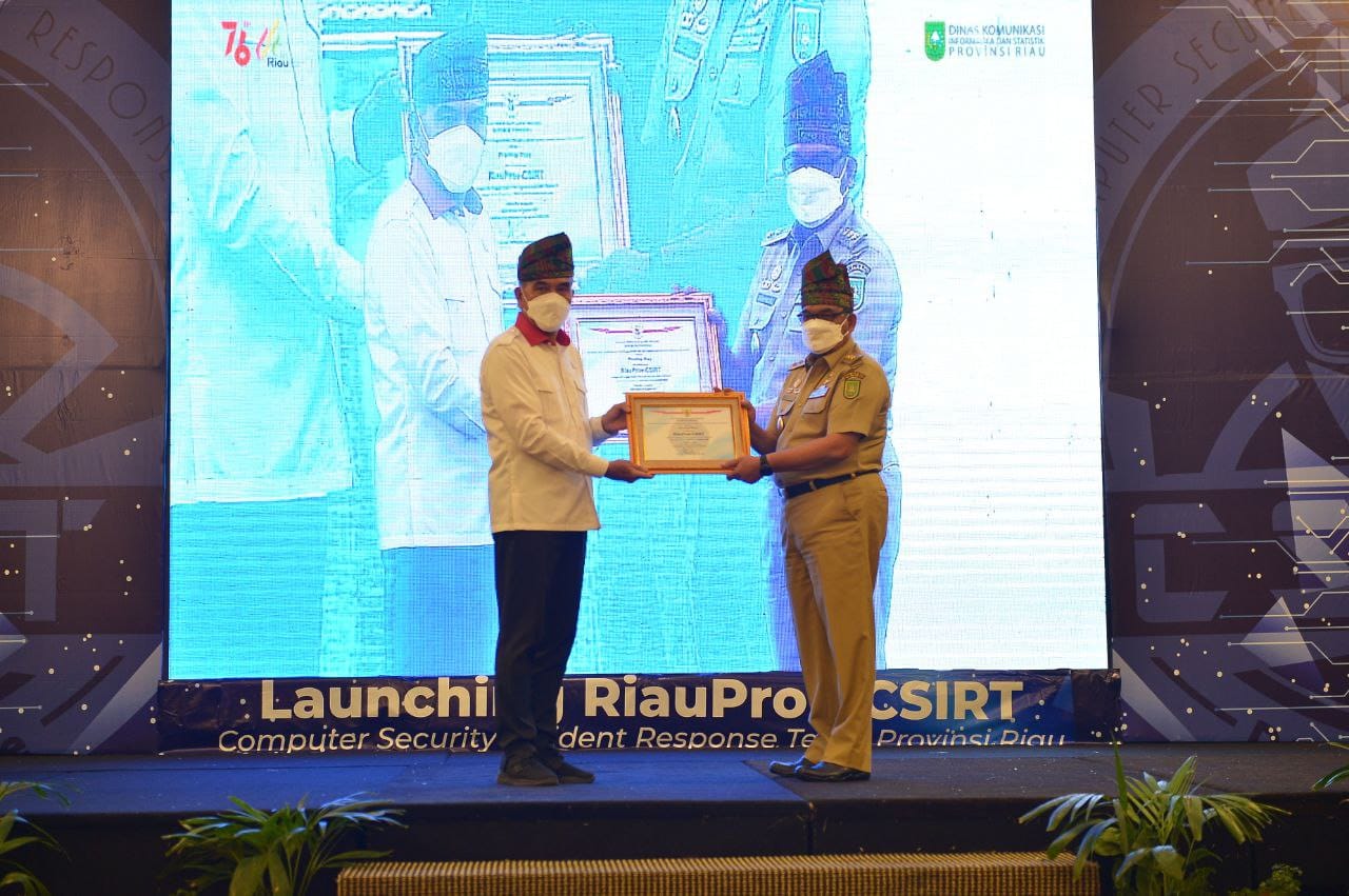 Kepala BSSN Nilai Pemprov Riau Sudah Sangat Siap Aplikasikan Riauprov-CSIRT