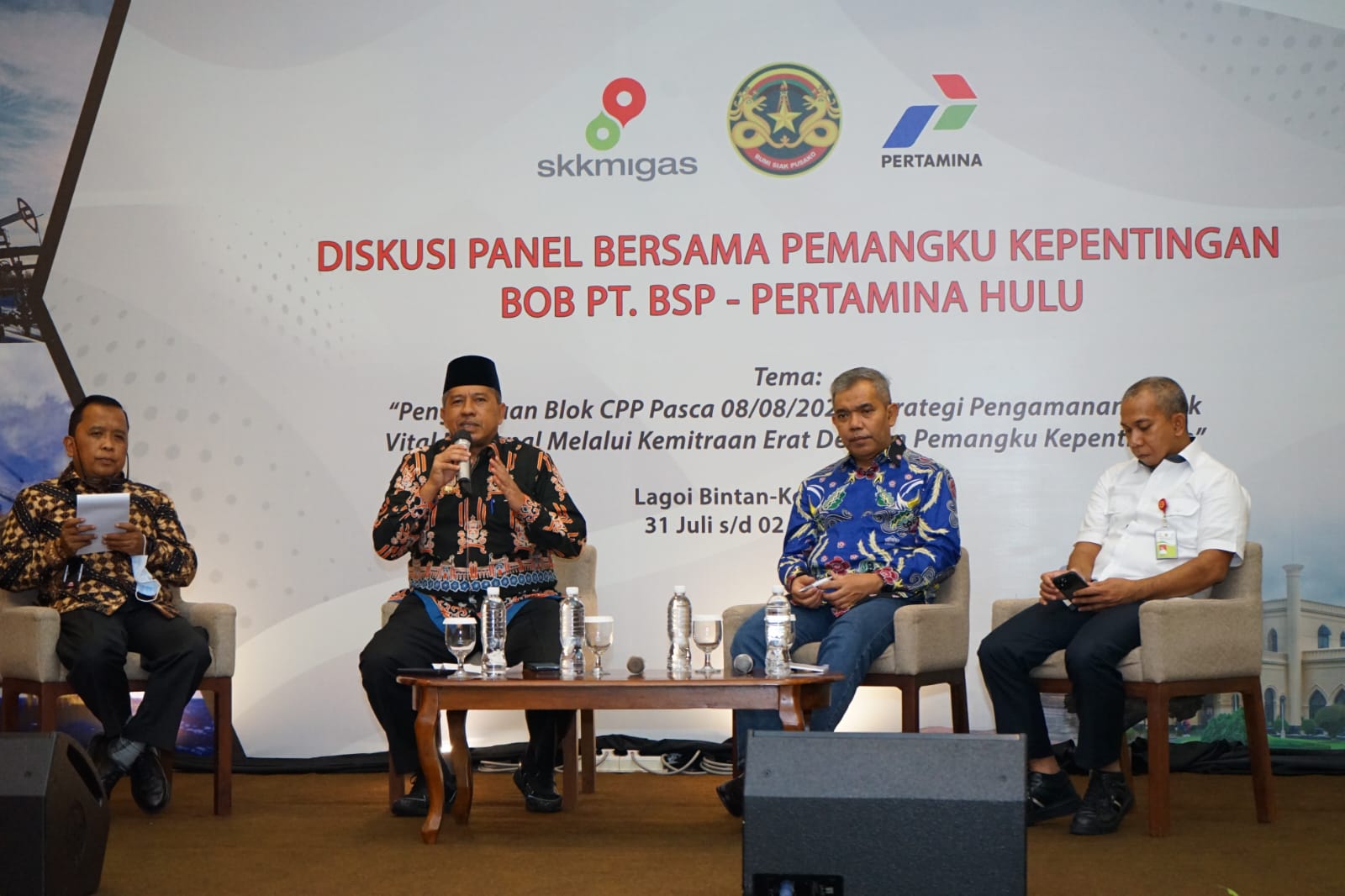 Bupati Alfedri Bahas Isu Penting Masa Alih Kelola Blok CPP Kepada PT. BSP