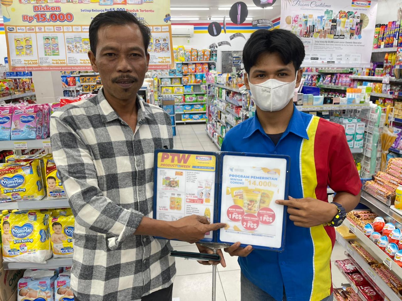 Dinas Dagprin Bengkalis Lakukan Pengawasan dan Pemantauan Harga Minyak Goreng
