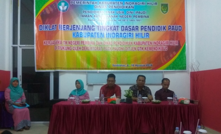 Para Pendidik Diajak Tingkatkan Kualitas PAUD Inhil
