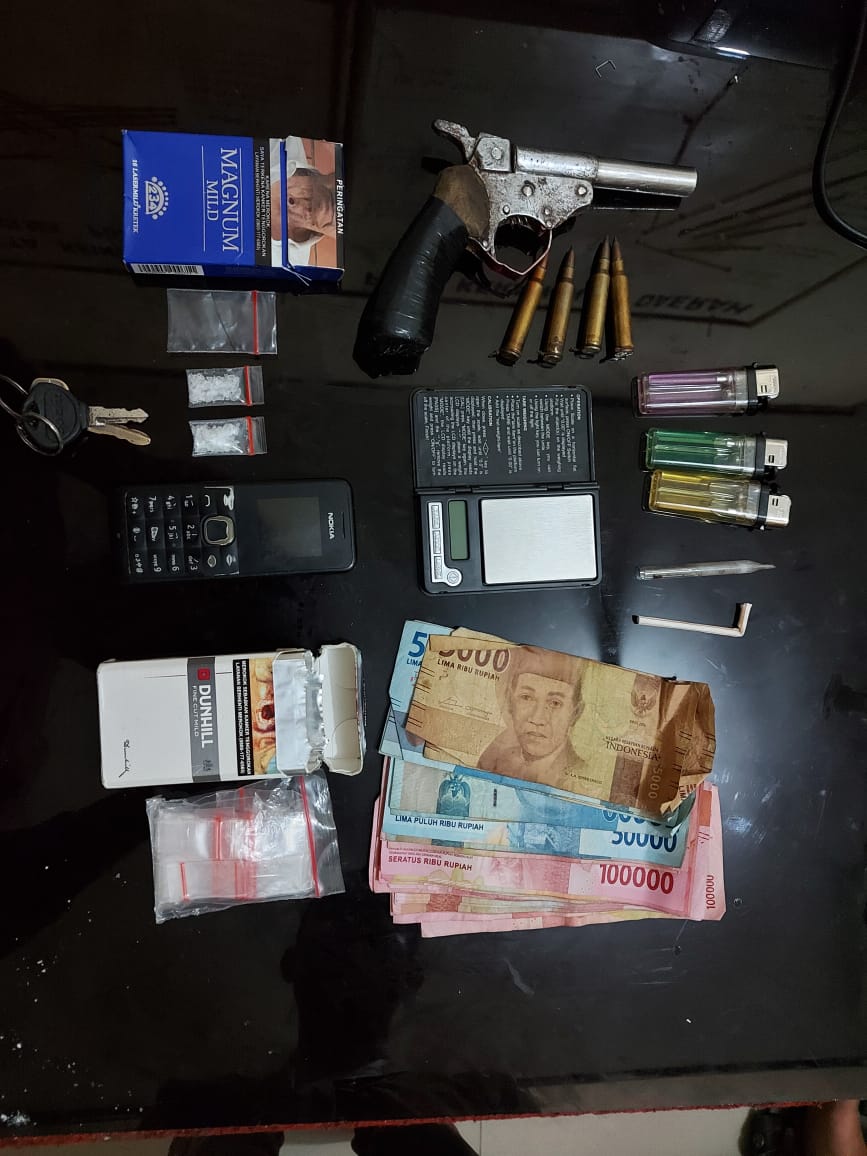 Polsek Pujud Tangkap 2 Pengedar Sabu-sabu Lintas Antar Kecamatan