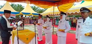 Bupati Rohil Lantik Pj Penghulu dan BPKeb Bagansinembah