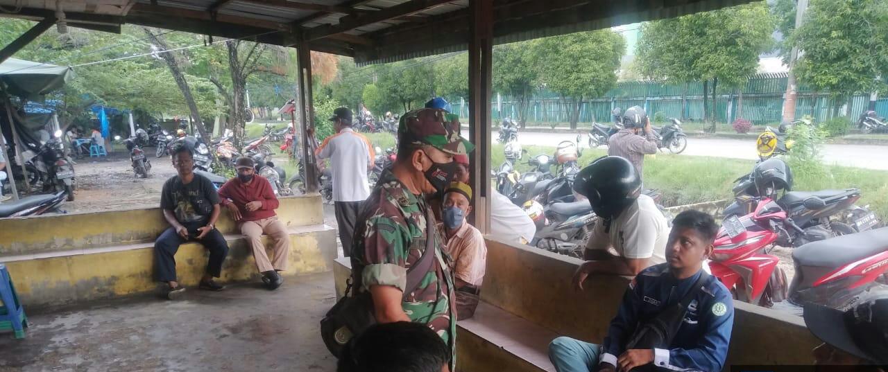 Peltu Wawan Laksanakan Sosialisasi Pencegahan Covid-19