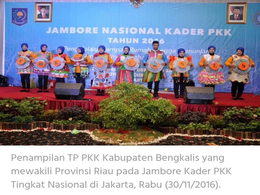 Penampilan TP PKK Bengkalis Pukau Penonton