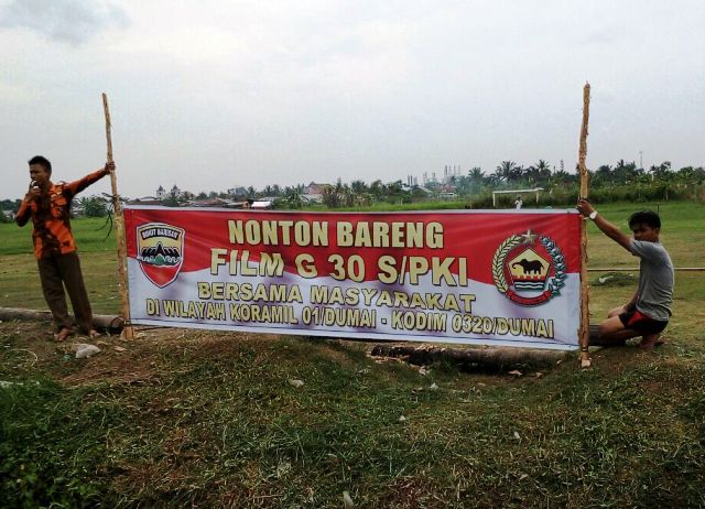 Malam Ini, Kodim 0320/Dumai Bersama PATASS Gelar Nobar Film G30S/PKI