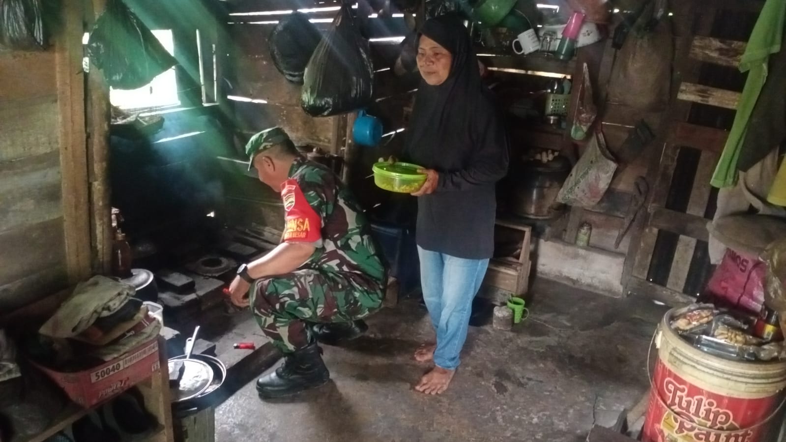 Dandim 0320/Dumai Kerahkan Anggotanya Untuk Program Babinsa Masuk Dapur