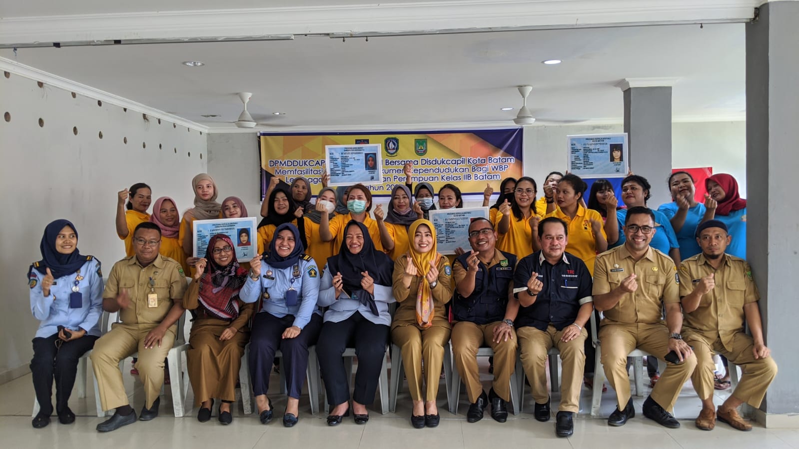Dinas PMDDUKCAPIL Kepri Laksanakan Perekaman KTP-EL di Lapas Perempuan Kelas IIB Batam