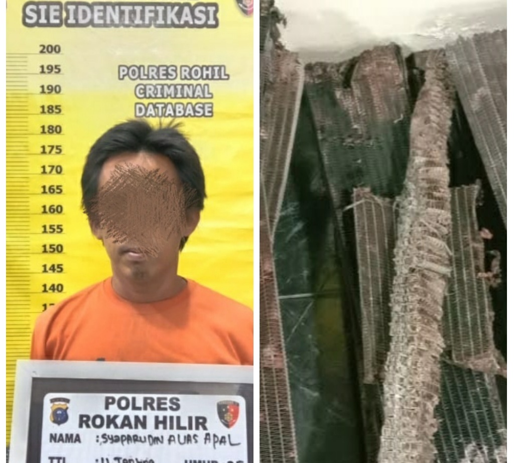 Curi Radiator, Seorang Buruh di Rohil Masuk Bui