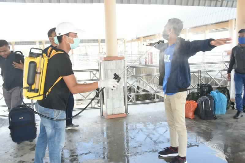 Jumlah Penumpang dari Malaysia Tiba Melalui BSL Bengkalis Menurun Dibanding Kemarin