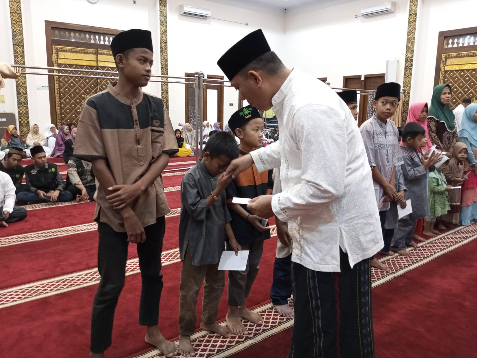 Danramil 02 Serta Babinsa Hadiri Kegiatan Tabligh Akbar Sempena Hari Jadi Kelurahan