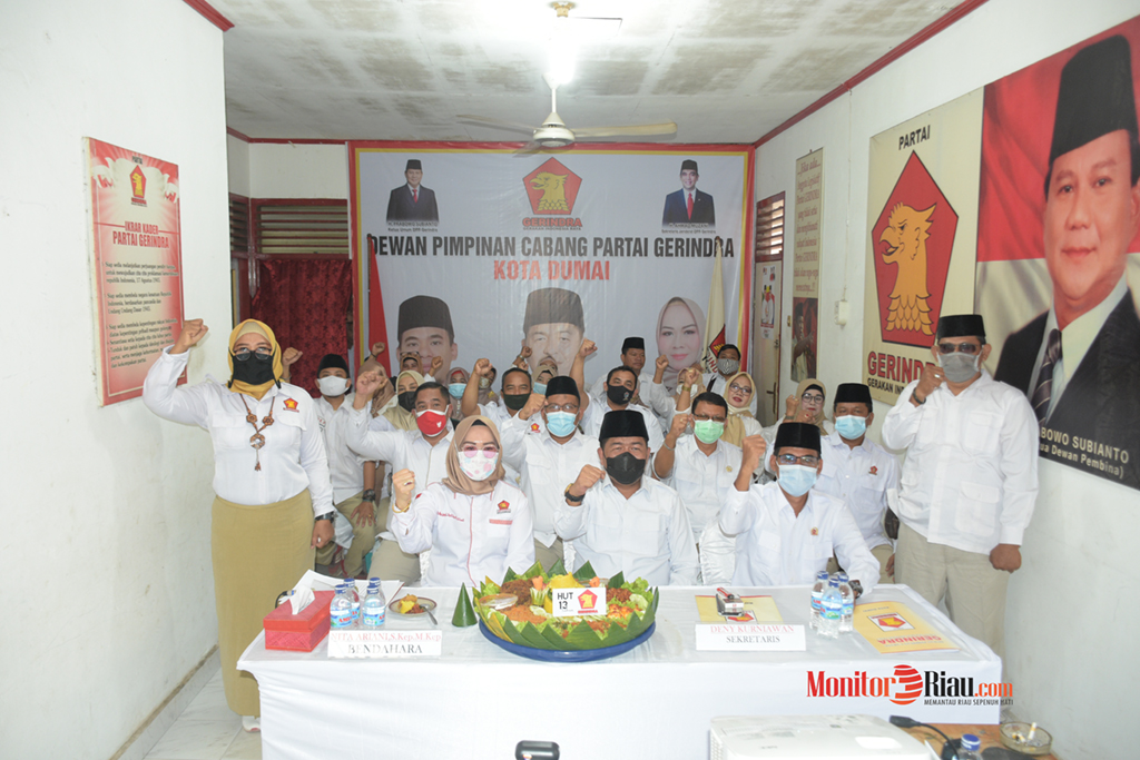 DPC Partai Gerindra Kota Dumai Rayakan HUT Partai Gerindra dengan Aksi Nyata