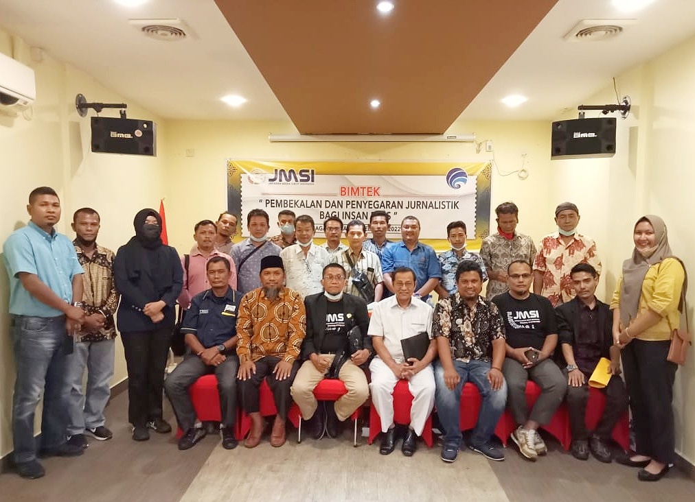 Jelang Pelantikan JMSI Rohil, Dr Syafriadi, SH.MH Beri Pembekalan Jurnalistik