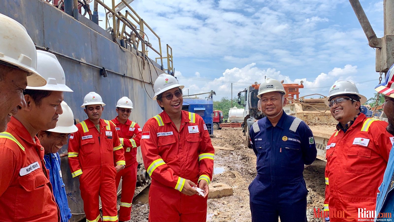 SKK Migas bersama BOB Tinjau Sumur Terakhir