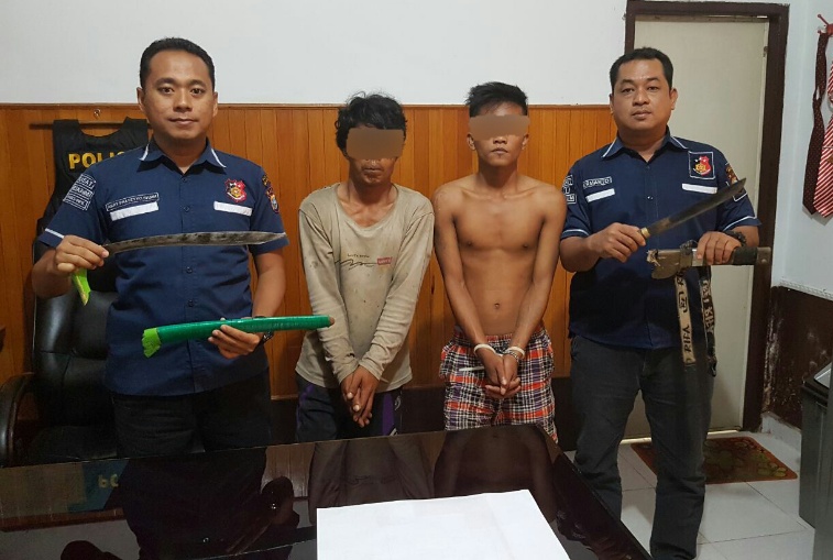 Polres Inhil Bekuk 2 Tersangka Curas