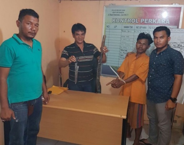 Gara-gara Anjing, Delapan Warga Kandis Ditikam Tetangganya