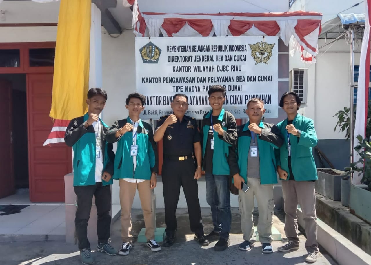 Kantor Pelayanan Bea Cukai Panipahan Terima Silaturahmi Mahasiswa KKN STAI Ar-Ridho Bagansiapiapi