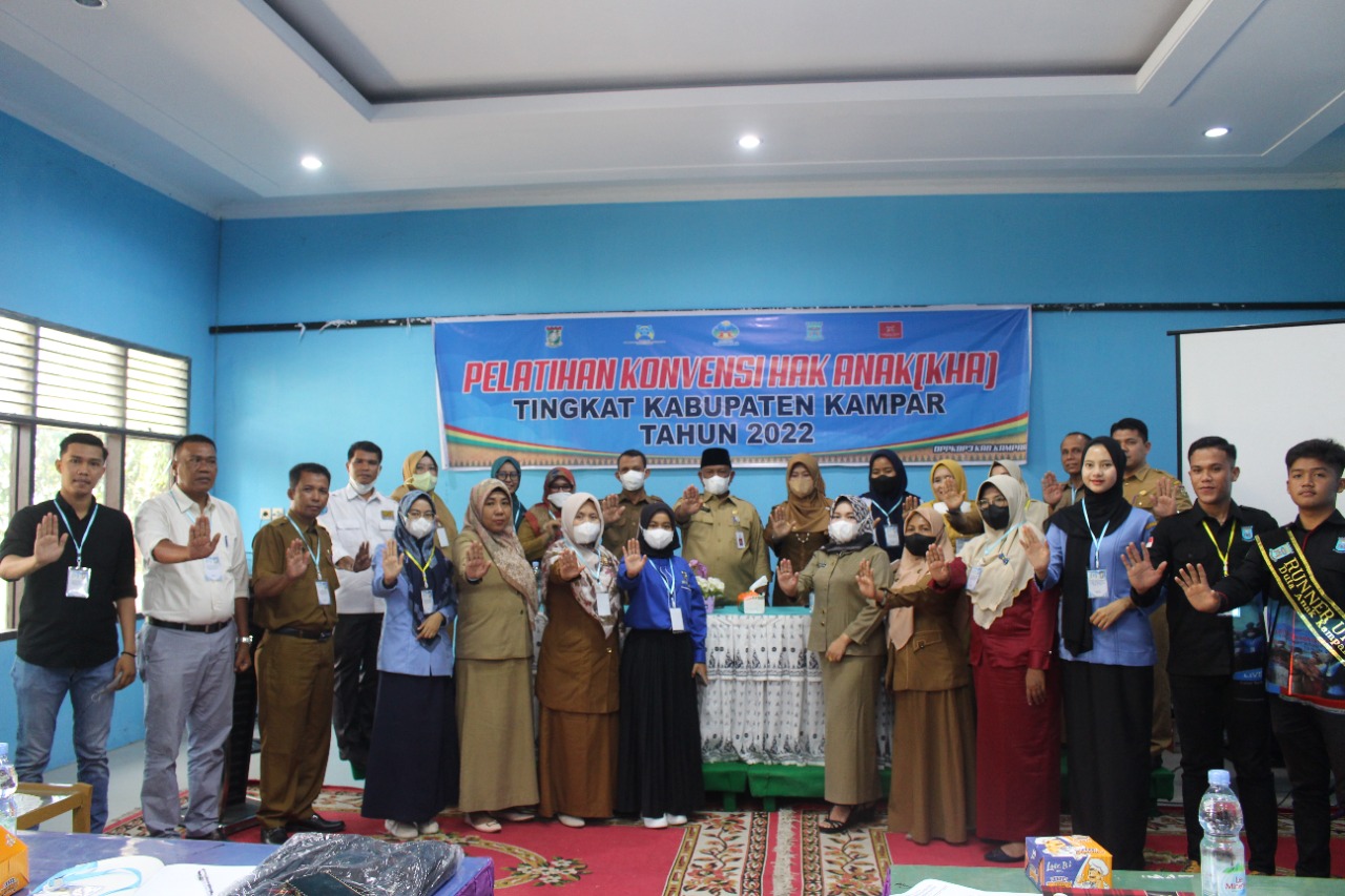 DPPKBP3A Kampar Gelar Pelatihan Konvensi Hak Anak