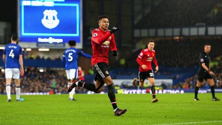 Tanpa Ibra dan Lukaku, MU Kalahkan Everton 2-0