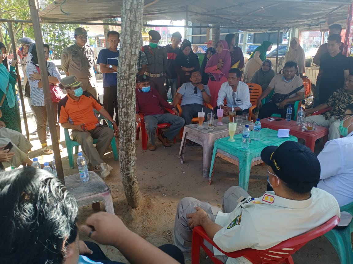 Kasatpol PP Dumai Minta Pedagang TBG Patuhi Arahan Pemerintah