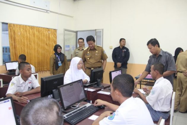Wagub Kepri Monitoring Pelaksanaan UNBK Tahun 2019