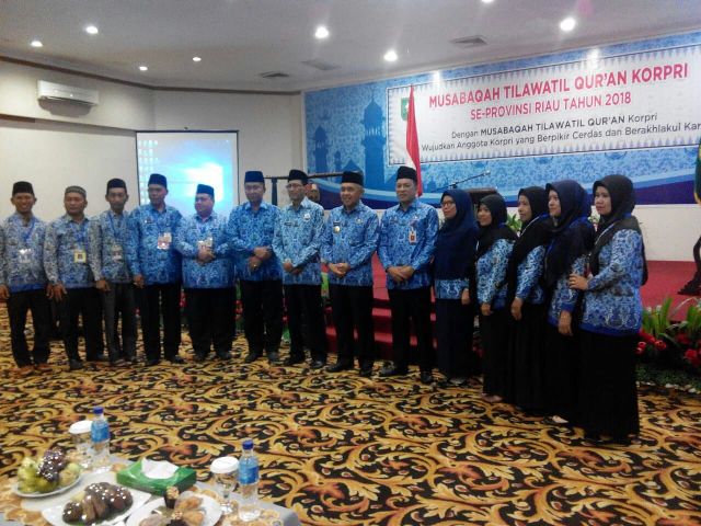 Meranti Utus 9 Qori Untuk Mengikuti MTQ Korpri Riau ke-II